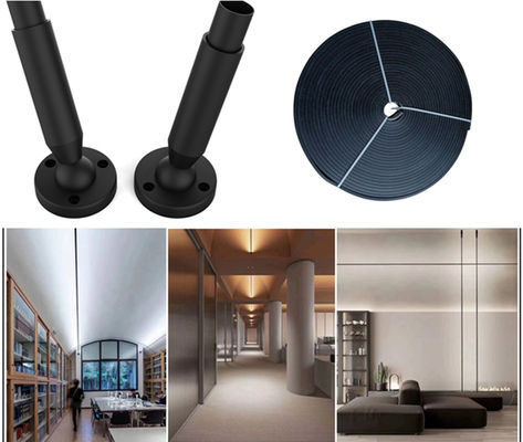 CE RoHS การตกแต่งโปรไฟล์แสงเชิงเส้นอลูมิเนียม Strip Light Channel