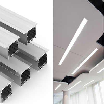 โปรไฟล์ LED แบบฝังอลูมิเนียมอัดขึ้นรูป LED Strip Light