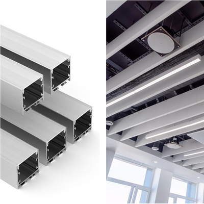 35 * 35 มม. LED Strip โปรไฟล์อลูมิเนียม Hoisting Led Strip Light