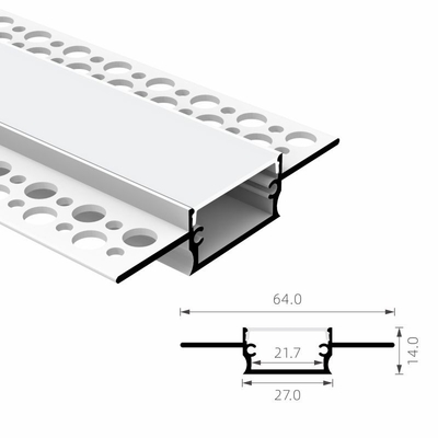 ราคาดี อลูมิเนียม IP20 โปรไฟล์ LED พลาสเตอร์ปิดภาคเรียนช่องอัดรีด ออนไลน์