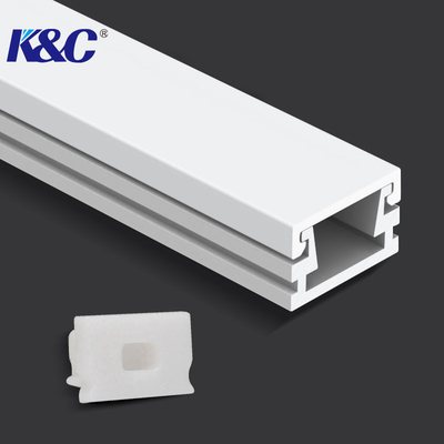 6063 T5 LED Strip อลูมิเนียมโปรไฟล์ Extrusion Housing Channel