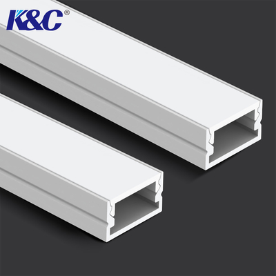PMMA Cover Square Led Aluminium Profile T3 Temper พ่นทราย
