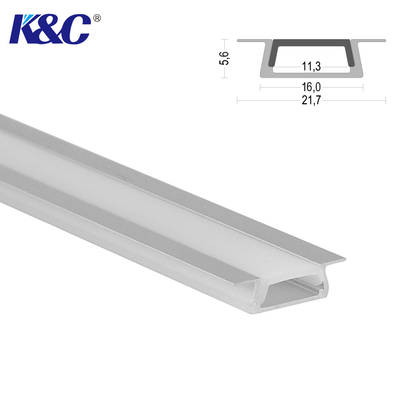 ราคาดี T8 Temper LED Strip โปรไฟล์อลูมิเนียม PC PMMA 6063 T5 ปิดภาคเรียน ออนไลน์