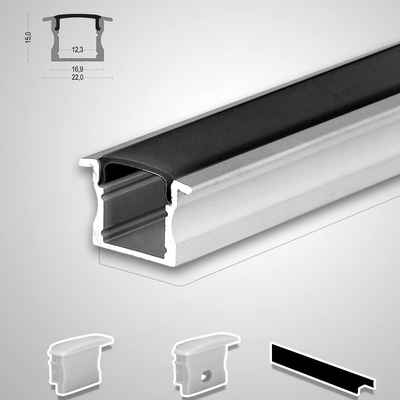 ราคาดี Pc Cover Extrusion Recessed Aluminium Led Profile Pc Diffuser Ugr Cover สำหรับ Led Linear Solution ออนไลน์