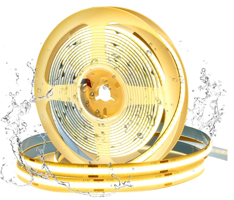ราคาดี COB ยืดหยุ่นแถบ LED ความหนาแน่นสูง Dotless IP65 กันน้ำ LED เทปริบบิ้นแสง 220V 360 Leds 8mm A80 ออนไลน์