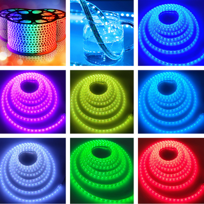 ราคาดี SMD5050 ไฟ LED RGB LED Strip แบบยืดหยุ่น Silica Gel สีสัน DC24V 60 Leds Waterproof IP68 ออนไลน์