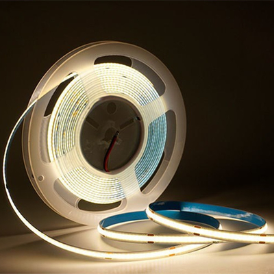 ราคาดี ตกแต่งในร่ม COB ไฟ LED Strip แบบยืดหยุ่นความหนาแน่นสูง 512 Leds 10mm 24W IP20 ออนไลน์
